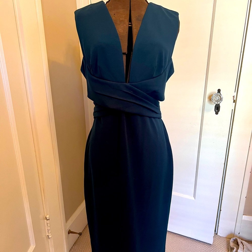 BHLDN Teal Midi Dress